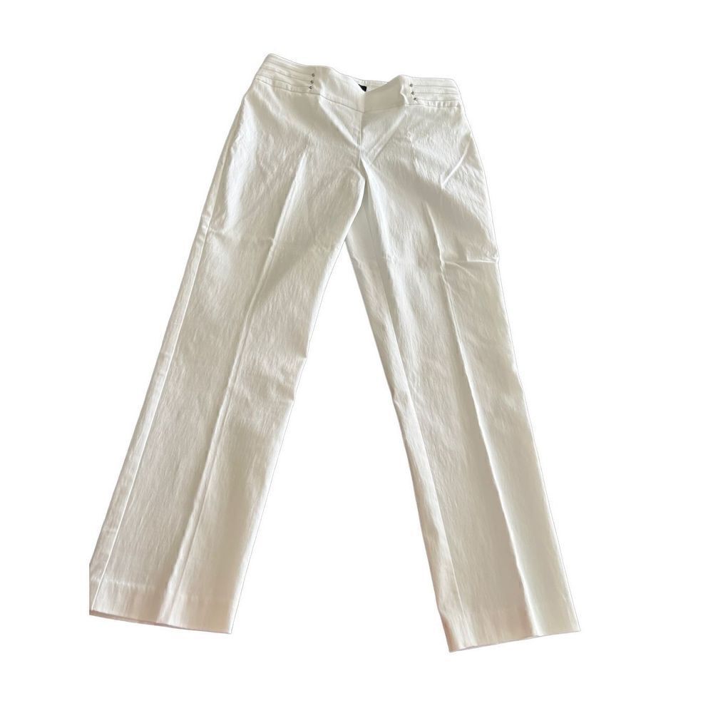 JM COLLECTION WHITE TUMMY CONTROL PANTS SIZE M-S - Picture 2 of 12